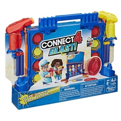 Connect 4 Blast! Game With Nerf Blasters