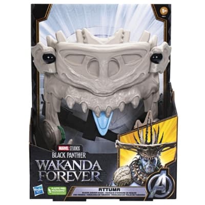Marvel Studios' Black Panther: Wakanda Forever Attuma Shark Armor Mask Role Play Toy with Extendable Sides, For Kids Ages 5 and Up