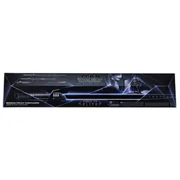 Star Wars The Black Series Mandalorian Darksaber Force FX Elite Lightsaber, Advanced LEDs, Sound Effects, Adult Roleplay