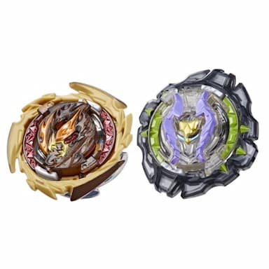 Beyblade Burst QuadDrive Destruction Ifritor I7 and Stone Nemesis N7 Spinning Top Dual Pack -- Battling Game Top Toy