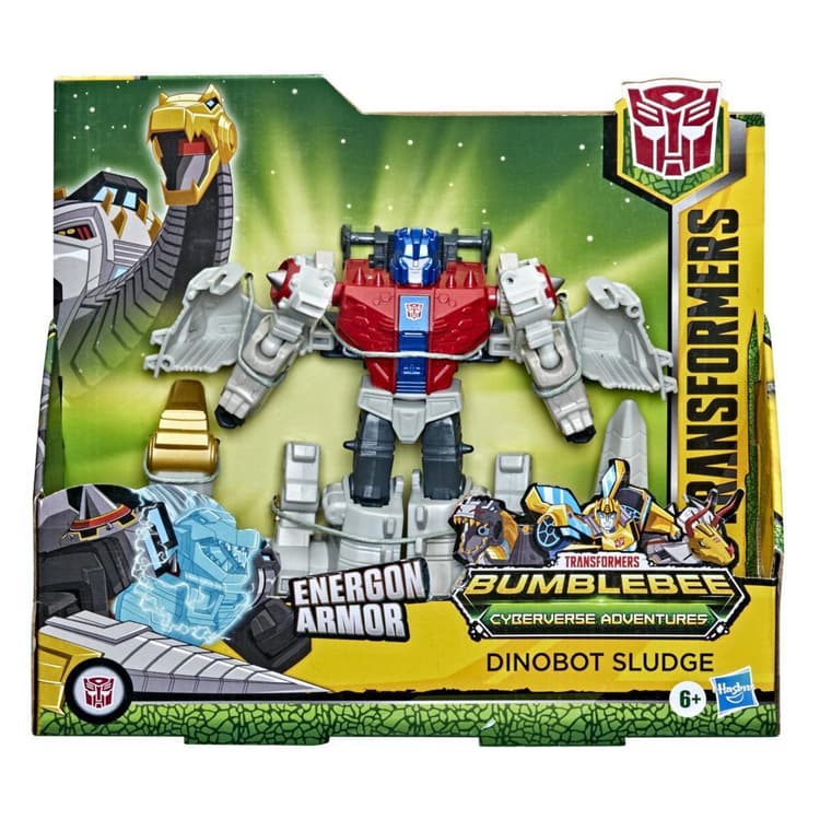 Transformers Bumblebee Cyberverse Adventures Dinobots Unite Ultra Class Dinobot Sludge Figure, Age 6 and Up, 6.75-inch