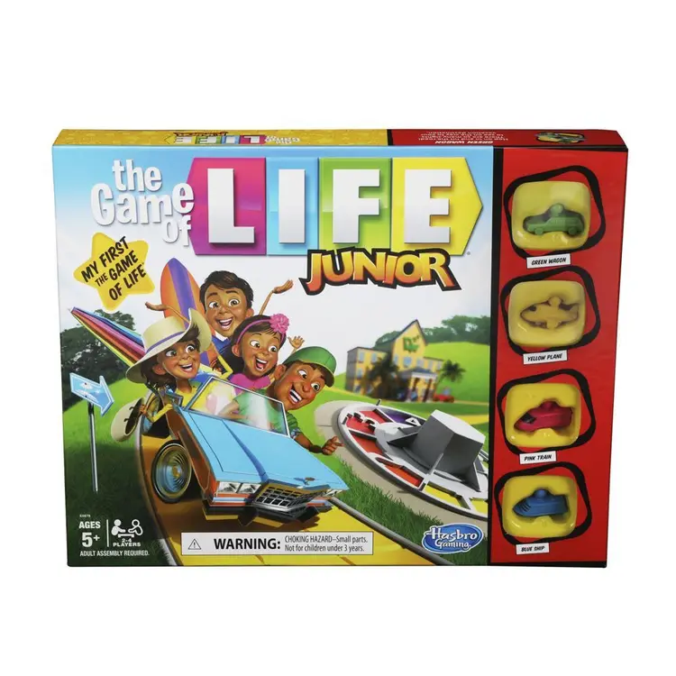 The Game of Life Junior Board Game for Kids Ages 5 and Up