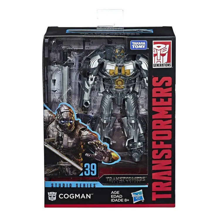 Transformers Toys Studio Series 39 Deluxe Class Transformers: The Last Knight Movie Cogman Action Figure - Ages 8 and Up, 4.5-inch