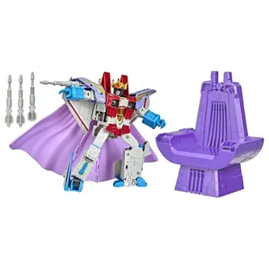 Transformers Toys Studio Series 86-12 Leader The Transformers: The Movie Coronation Starscream Action Figure, 8.5-inch