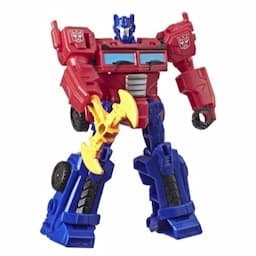 Transformers Toys Cyberverse Action Attackers Scout Class Optimus Prime Action Figure