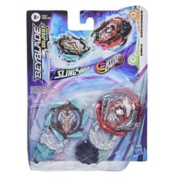 Beyblade Burst Surge Dual Collection Pack Hypersphere Eclipse Evo Devolos D5 and Slingshock Sphinx S4 Battling Game Tops