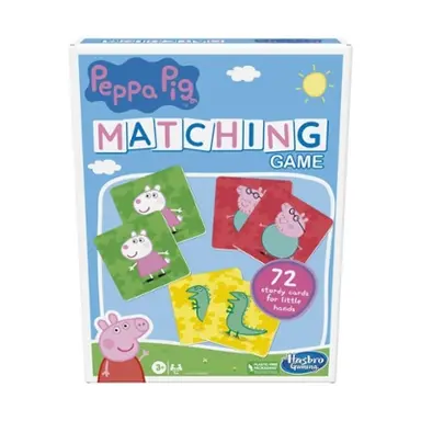 Peppa Pig Matching Game for Kids Ages 3 and Up, Fun Preschool Game for 1+ Players