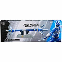 Power Rangers Lightning Collection Mighty Morphin Blue Ranger Power Lance Premium Roleplay MMPR Cosplay Collectible