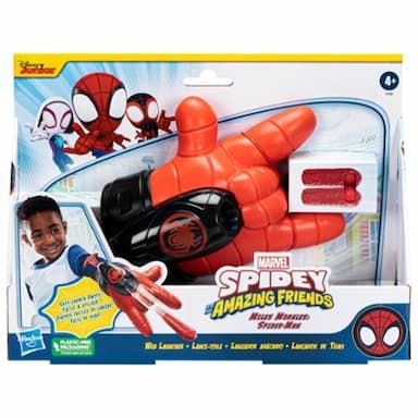 Marvel Spidey and His Amazing Friends Miles Morales: Spider-Man Web Launcher, Preschool Blaster Toy, Ages 4 and Up