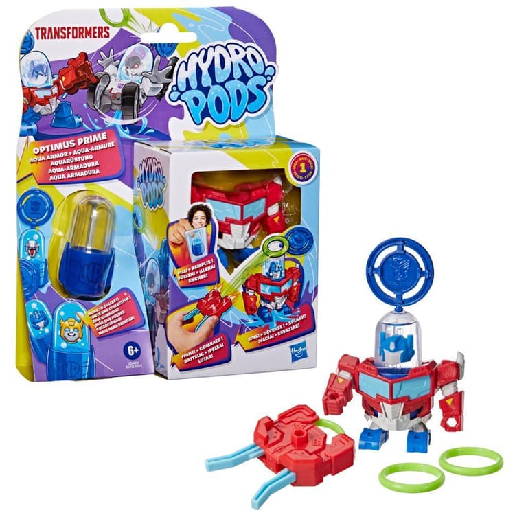 Hydro Pods Transformers Optimus Prime Aqua Armor