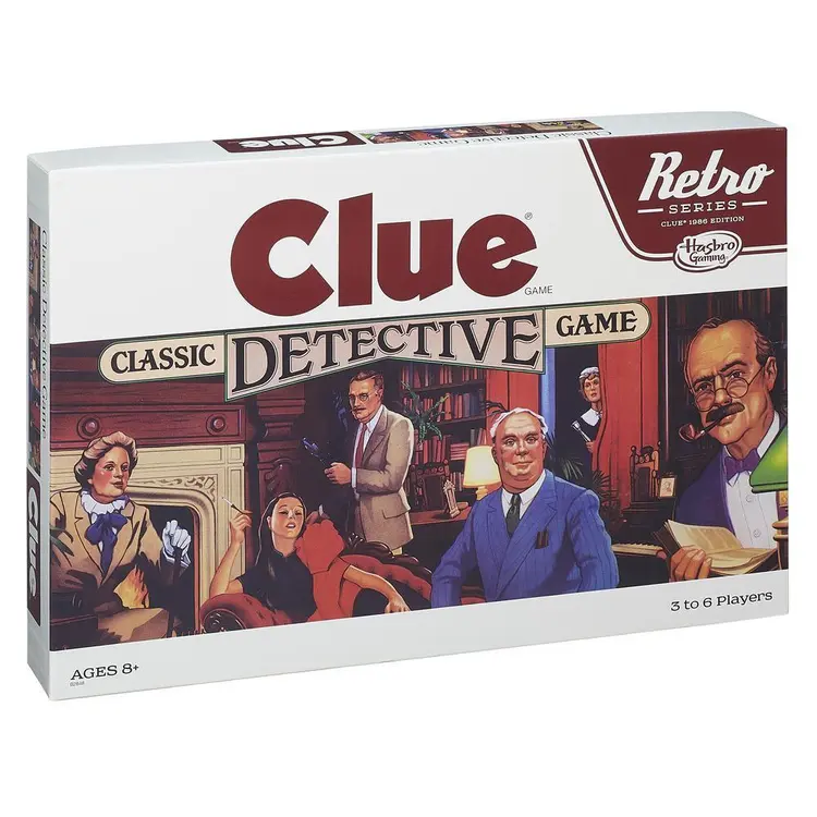 Retro Series Clue 1986 Edition Game
