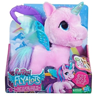 furReal Flyalots Flitter My Alicorn Plush Interactive Toy, Unicorn Toys, Animatronic Pet Toy for Kids 4+