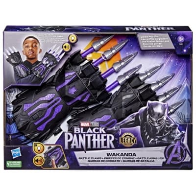 Marvel Studios' Black Panther Legacy Collection Wakanda Battle FX Claws, Light-Up Role Play Toy For Kids 5 and Up