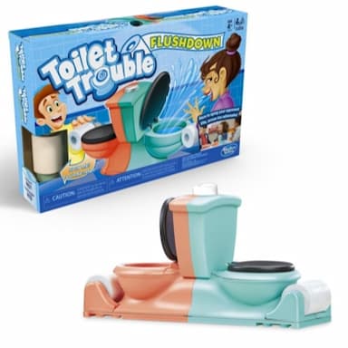 Toilet Trouble Flushdown Kids Game Water Spray Ages 4+