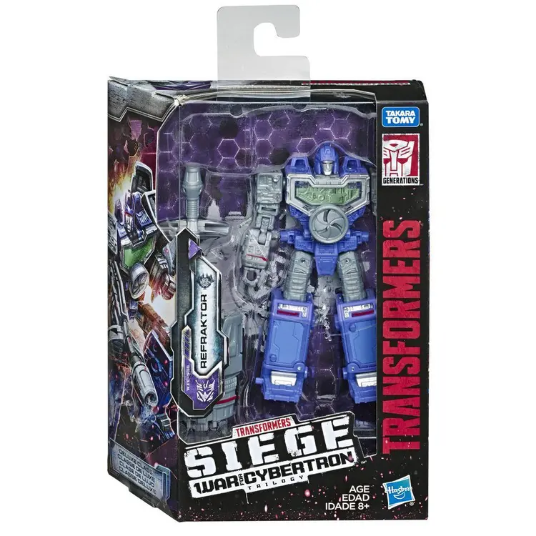 Transformers Toys Generations War for Cybertron Deluxe WFC-S36 Refraktor Action Figure - Siege Chapter - Adults and Kids Ages 8 and Up, 5.5-inch