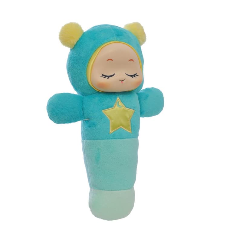 Playskool Glo Worm SmartSense Cry Sensor and Voice Recordable Soft Stuffed Soother Toy