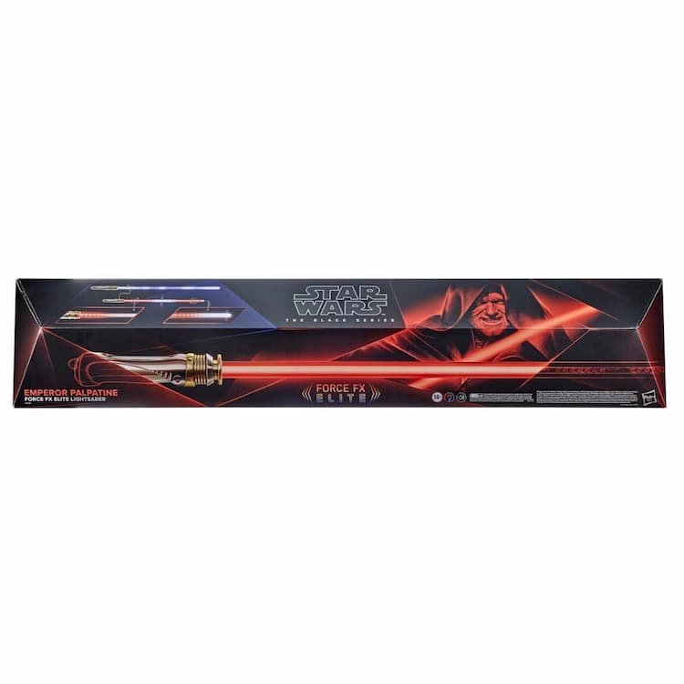 Star Wars The Black Series Emperor Palpatine Force FX Elite Lightsaber Collectible with Advanced LED and Sound Effects