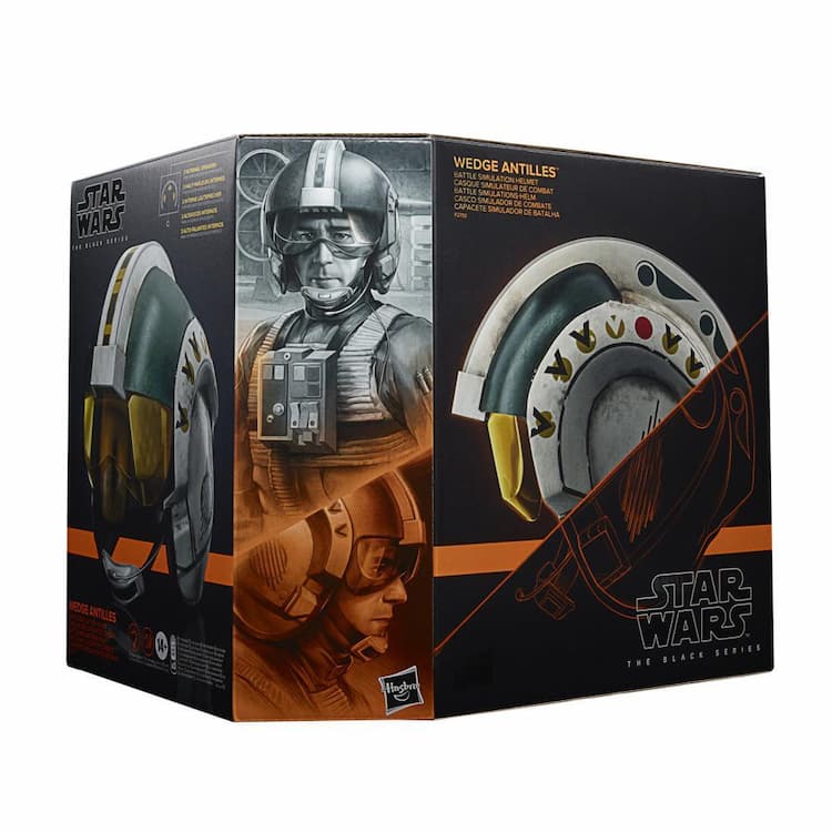 Star Wars The Black Series Wedge Antilles Battle Simulation Helmet Premium Electronic Collectible Roleplay Helmet