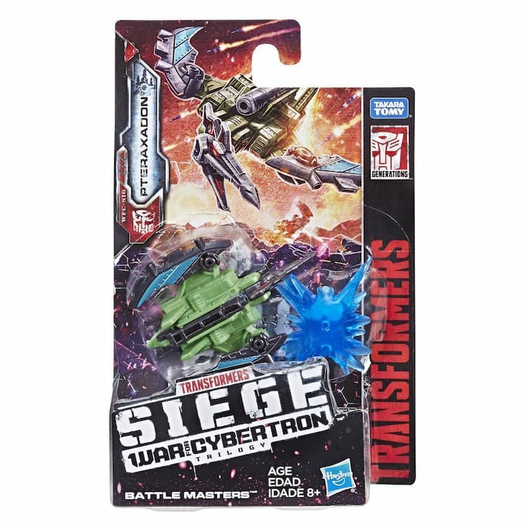 Transformers Toy Generations War for Cybertron: Siege Battle Masters WFC-S16 Pteraxadon Action Figure - Adults and Kids Ages 8 and Up, 1.5-inch