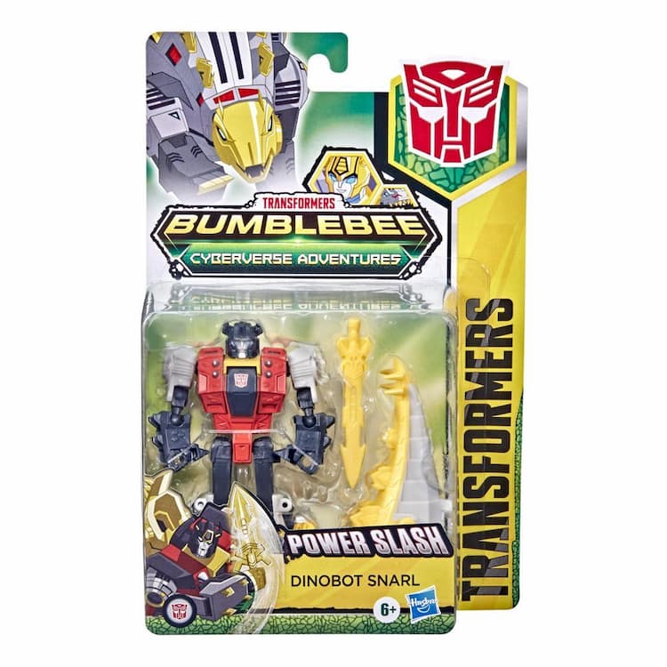 Transformers Bumblebee Cyberverse Adventures Dinobots Unite Action Attackers Warrior Dinobot Snarl Figure, 5.4-inch