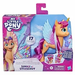 My Little Pony: Make Your Mark Toy Ribbon Hairstyles Sunny Starscout - 6-Inch Pony for Kids and Hair Styling Accessories