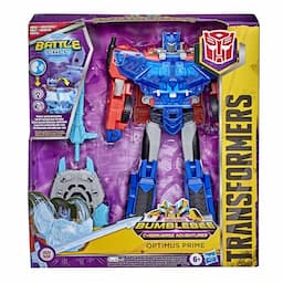 Transformers Bumblebee Cyberverse Adventures Battle Call Officer Optimus Prime,Voice Activated Lights and Sounds 