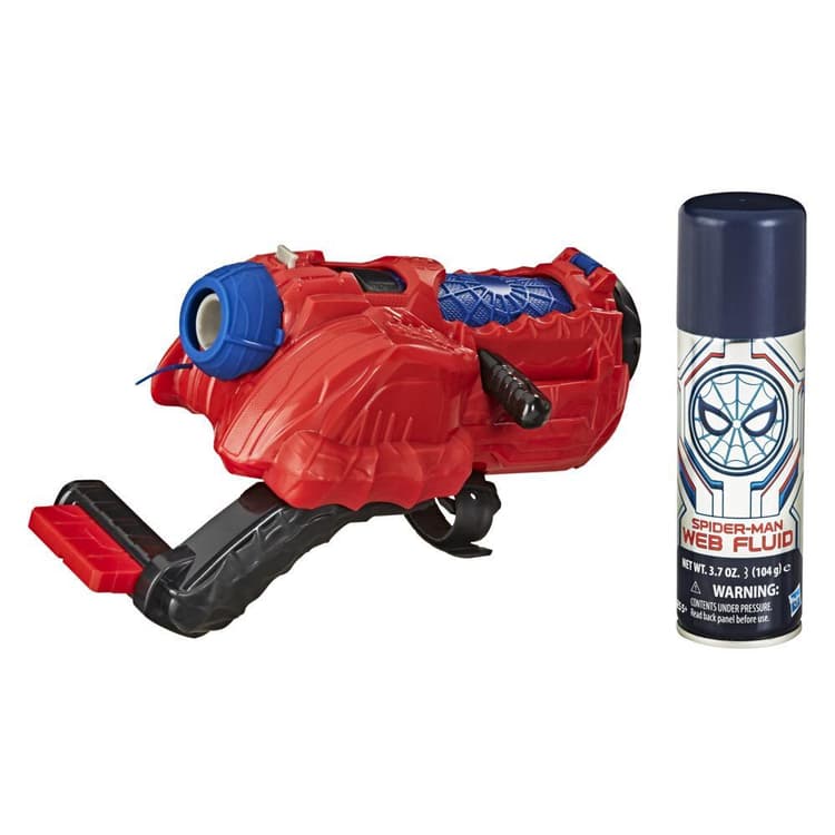 Marvel Spider-Man Web Cyclone Blaster Toy, Shoots Web Fluid Or Water, Spider-Man Roleplay Toy
