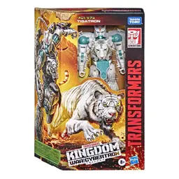 Transformers Toys Generations War for Cybertron: Kingdom Voyager WFC-K35 Tigatron Action Figure - 8 and Up, 7-inch