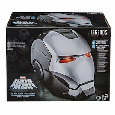 Hasbro Marvel Legends Series War Machine Roleplay Premium Collector Electronic Helmet with LED Light FX