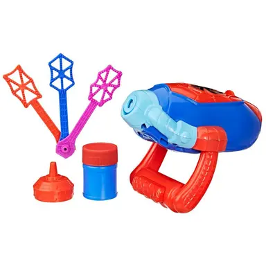 Marvel Spidey and His Amazing Friends Water-Webs Bubble Slinger Electronic Role Play Toy