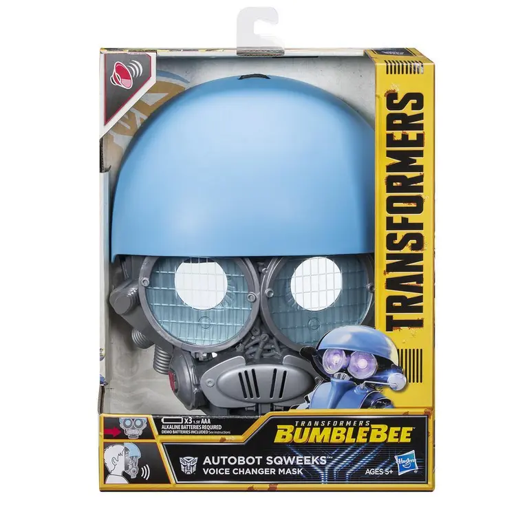 Transformers: Bumblebee Autobot Sqweeks Voice Changer Mask
