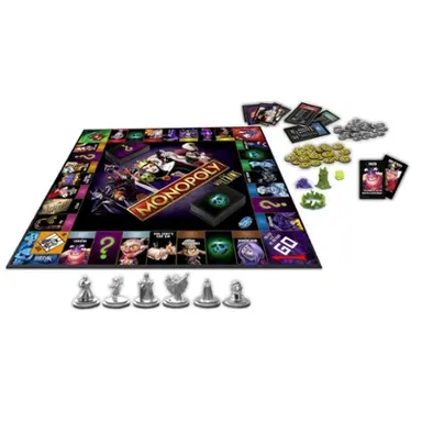 Monopoly: Disney Villains Edition Board Game for Ages 8 and Up