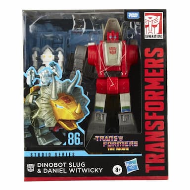 Transformers Toys Studio Series 86-07 Leader The Transformers: The Movie Dinobot Slug Action Figure, 8 and Up, 8.5-inch