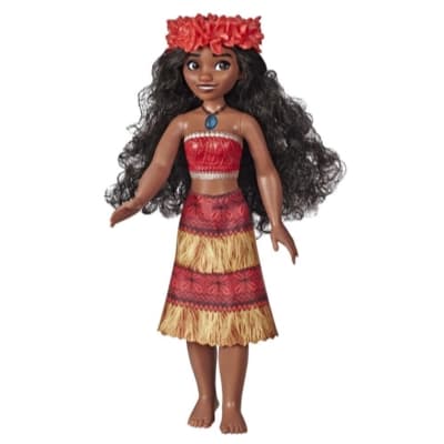 Disney Princess Musical Moana Fashion Doll with Shell Necklace, Sings "How Far I'll Go," Toy for 3 Year Olds and Up