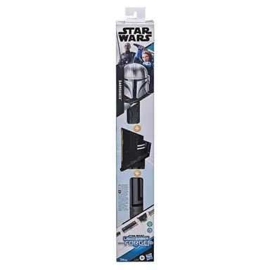 Star Wars Lightsaber Forge Darksaber Electronic Extendable Black Lightsaber Toy, Customizable Roleplay Toy