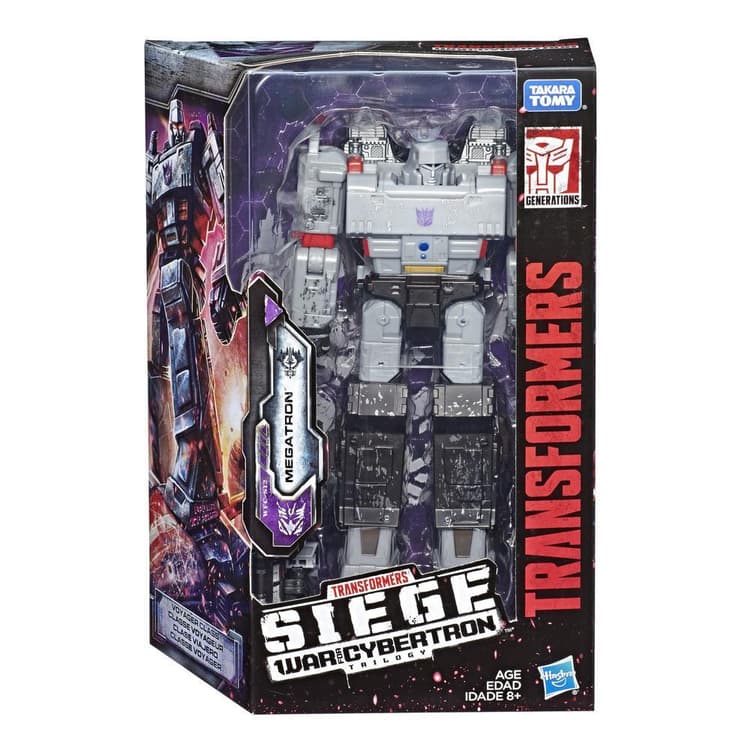 Transformers Generations War for Cybertron: Siege Voyager Class WFC-S12 Megatron Action Figure