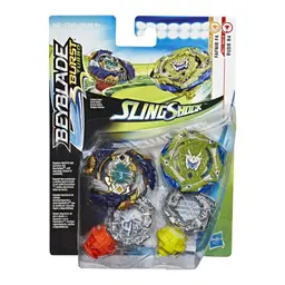 Beyblade Burst Turbo Slingshock Dual Pack Fafnir F4 and Rudr R4