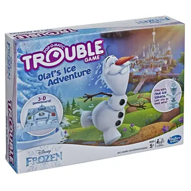 Trouble Disney Frozen Olaf's Ice Adventure Game for Kids Ages 5 and Up