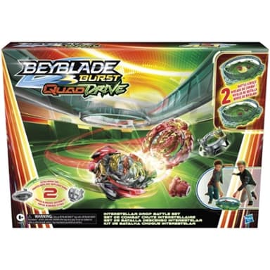 Beyblade Burst QuadDrive Interstellar Drop Battle Set Game -- Beystadium, 2 Toy Tops and 2 Launchers for Ages 8 and Up