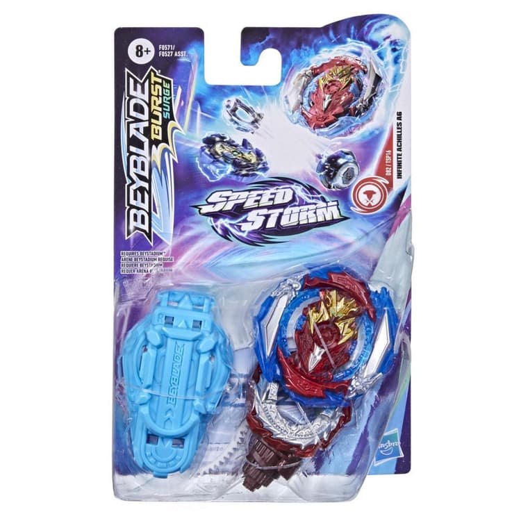 Beyblade Burst Surge Speedstorm Jet Wyvron W6 Spinning Top Starter Pack -- Battling Game Top Toy with Launcher