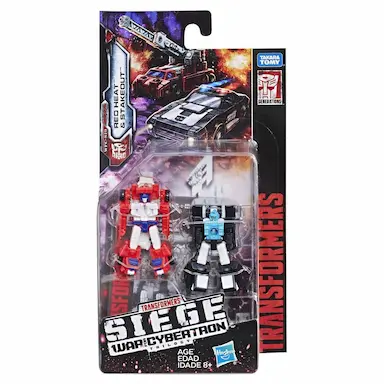 Transformers Toys Generations War for Cybertron: Siege Micromaster WFC-S19 Autobot Rescue Patrol 2-pack Action Figure - Adults and Kids Ages 8 and Up, 1.5-inch