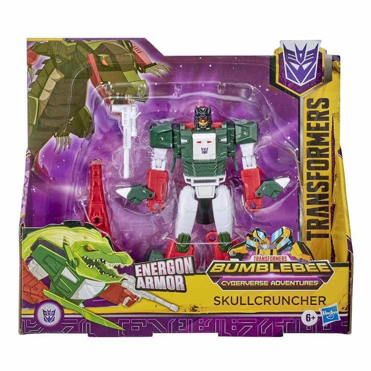 Transformers Bumblebee Cyberverse Adventures Ultra Class Skullcruncher Action Figure - Combines with Energon Armor to Power Up, For Kids Ages 6 and Up, 6.75-inch