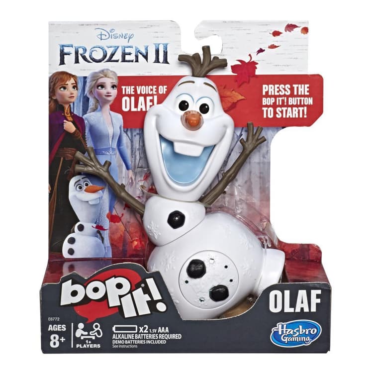 Bop It! Disney Frozen 2 Olaf Edition Electronic Game for Kids Ages 8 and up