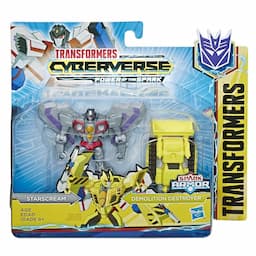 Transformers Toys Cyberverse Spark Armor Starscream Action Figure