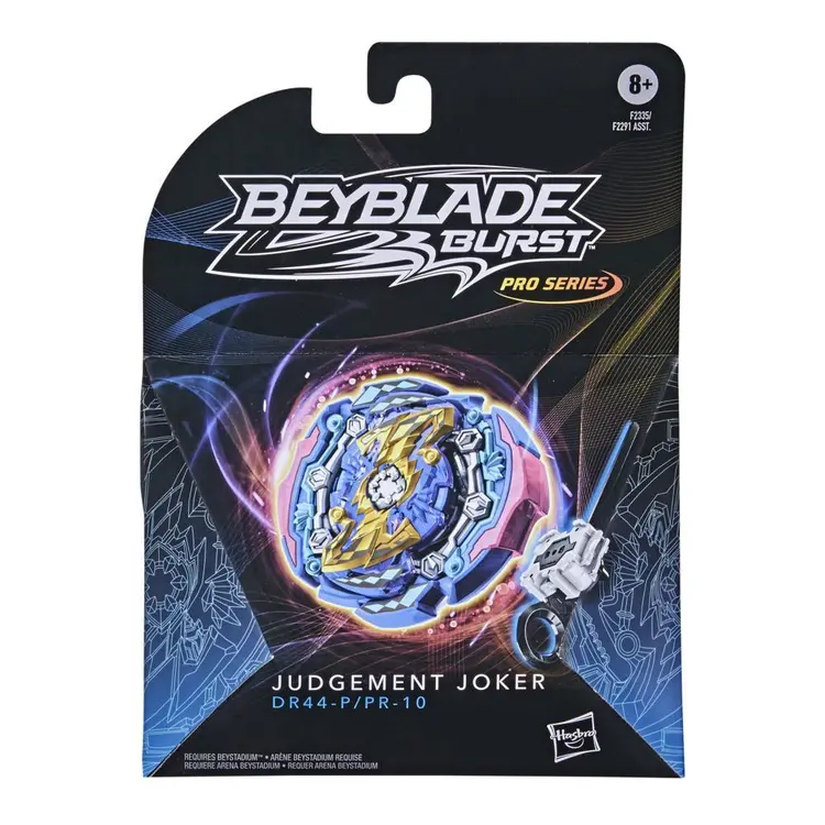 Beyblade Burst Pro Series Judgement Joker Spinning Top Starter Pack -- Battling Game Top with Launcher Toy