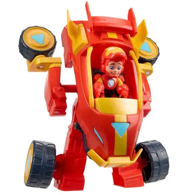 Marvel Iron Man and his Awesome Friends 2-In-1 Mech Suit & Vehicle Set, Ages 3+