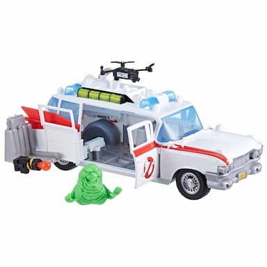 Ghostbusters Track & Trap Ecto-1 Car Toy with Slimer Toy Accessory