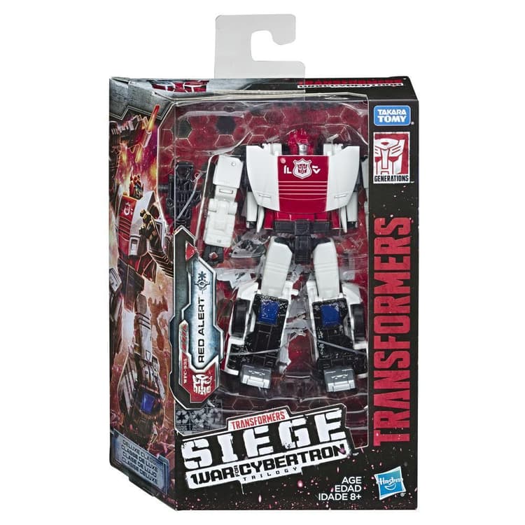 Transformers Toys Generations War for Cybertron Deluxe WFC-S35 Red Alert Action Figure - Siege Chapter - Adults and Kids Ages 8 and Up, 5.5-inch