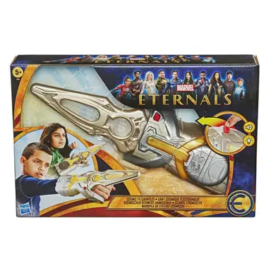 Marvel The Eternals Superheroes Deluxe Cosmic FX Gauntlet, Electronic Toy, Inspired By Eternals Movie, For Kids Ages 5 And Up