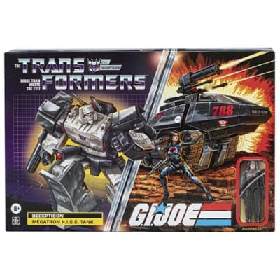 Transformers Generations -- Transformers Collaborative: G.I. Joe Mash-Up, Megatron H.I.S.S. Tank & Baroness, Age 8 and Up